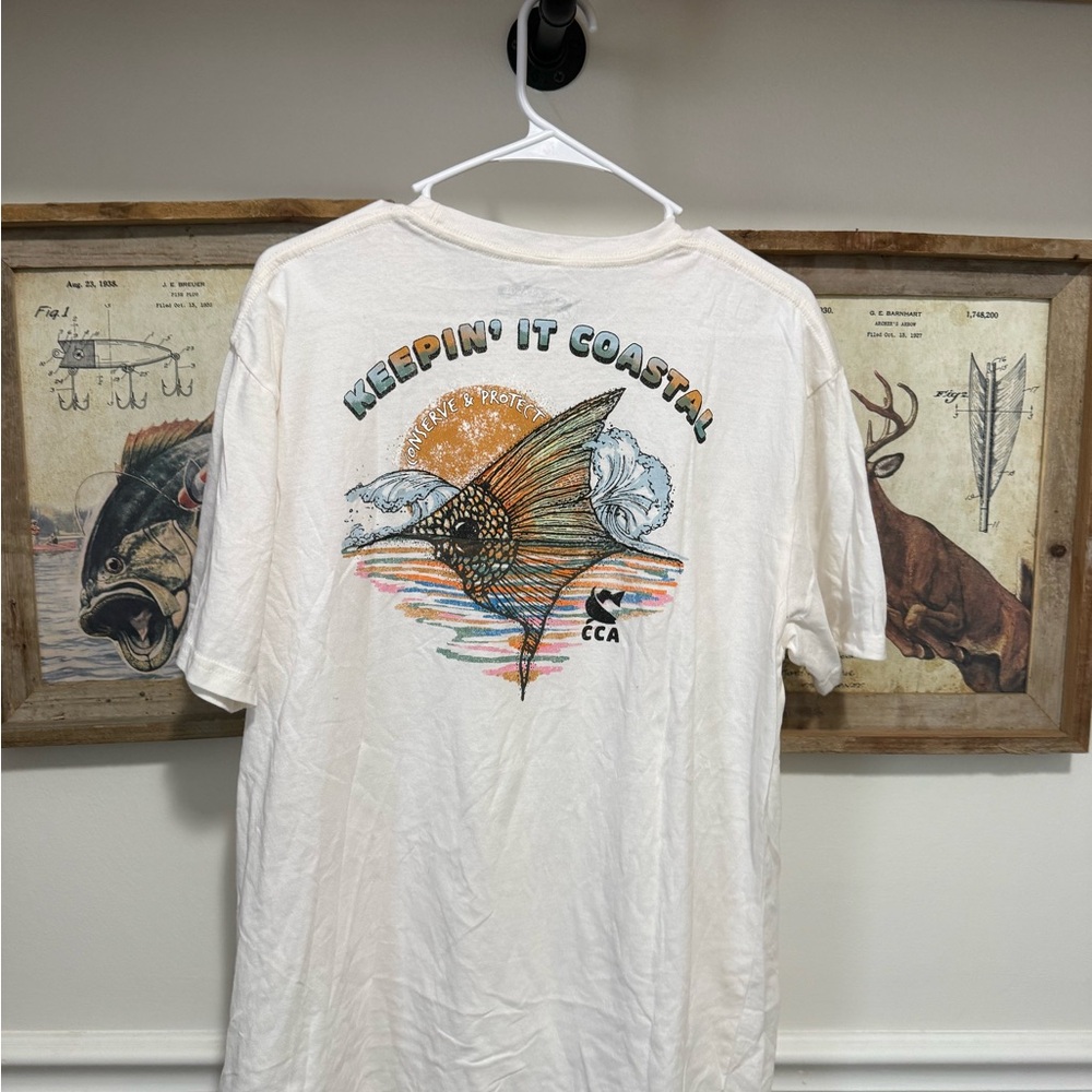 Coastal Graphic Tee in White by CHANEL
